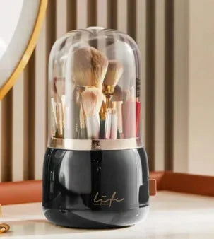 360°Rotating Makeup Organizer Makeup Brush Holder Cosmetic Storage Box Makeup Storage Organizer Pencil Case Lipstick Organizer