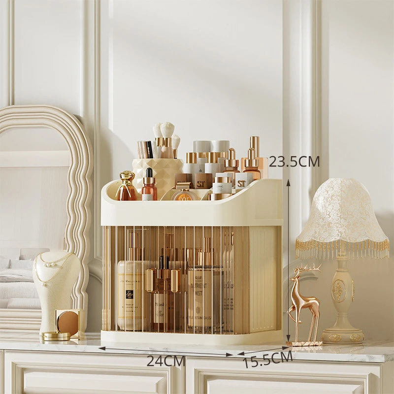 Cosmetics Storage Box Large Capacity Dressing Table Skin Care Products Storage Rack Drawer Type Organizer Desktop Dust Storage