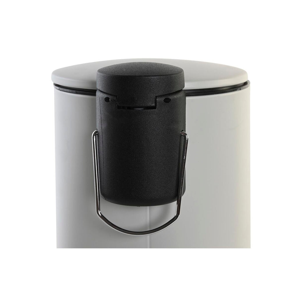 Pedal bin DKD Home Decor Light grey Dark grey Shabby Chic 3 L (2