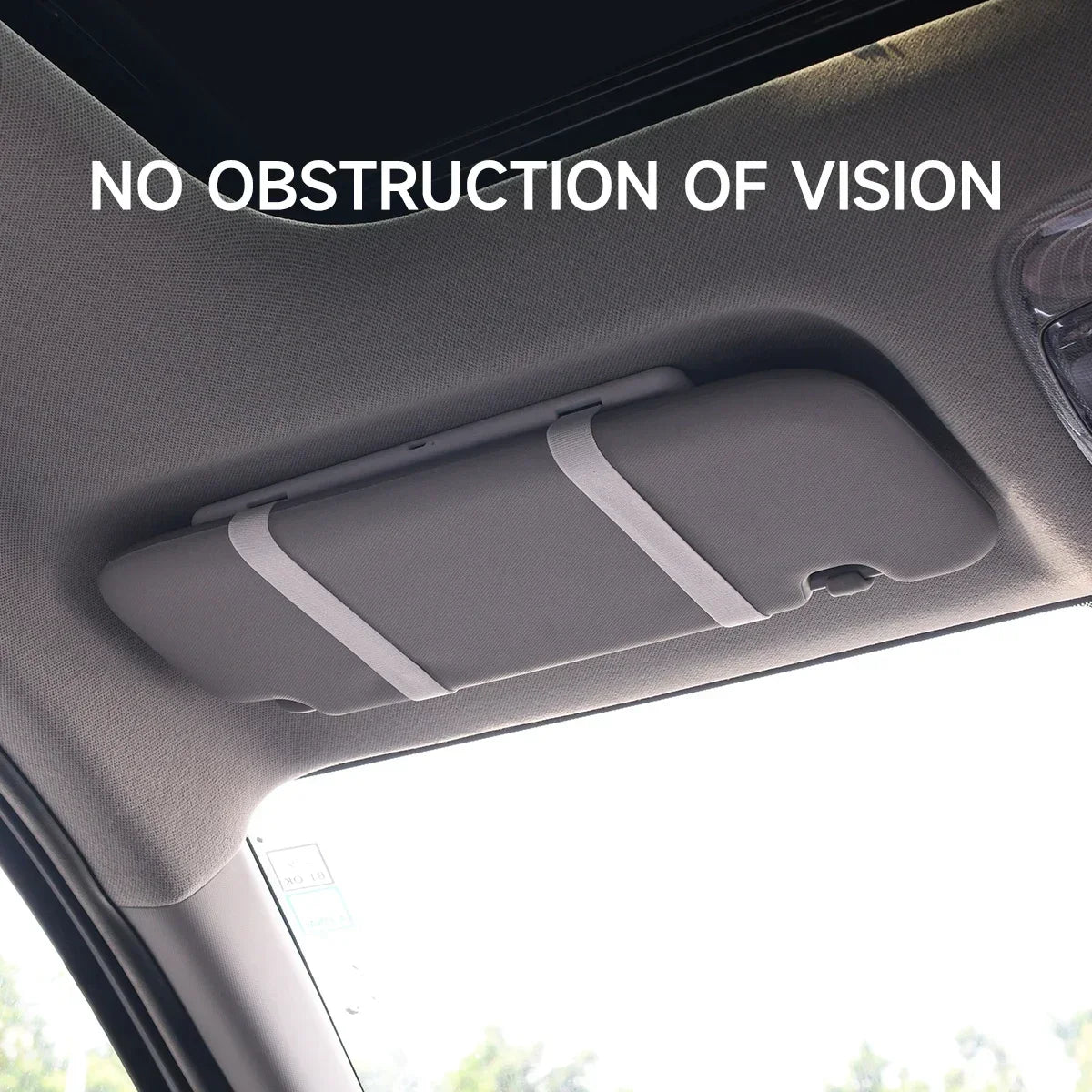 Car Sun Visor Vanity Mirror LED High-definition Vanity Mirror with 3 Light Modes Touch Screen Universal Car Vanity Mirror